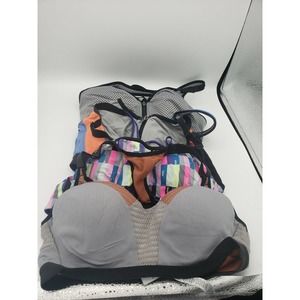Victoria Secret Sports Bra Size 34B Lot of 4 Bundle‎ VSX Lined Underwire